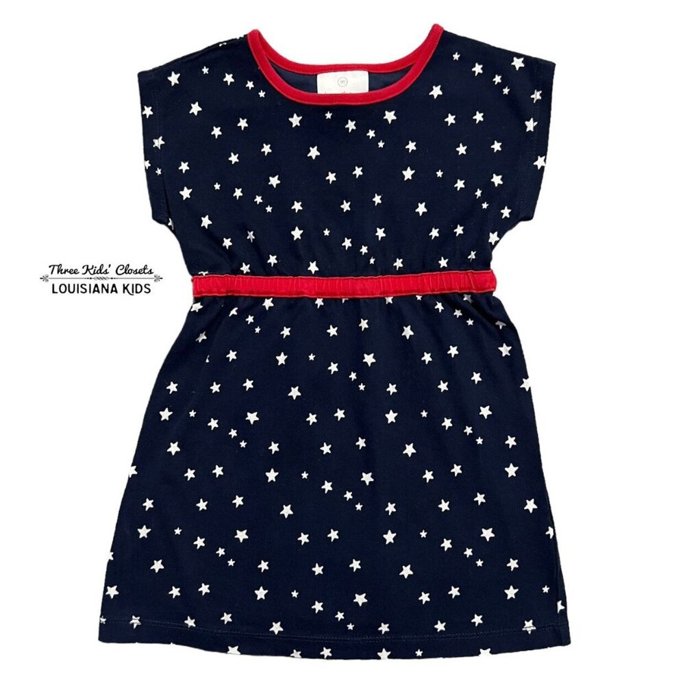 Hanna Andersson Sz 90 (3Y) Patriotic Stars Dress